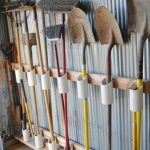 garden tool storage pvc pipe storage for your long handled tools in your garage or ARHOHPM