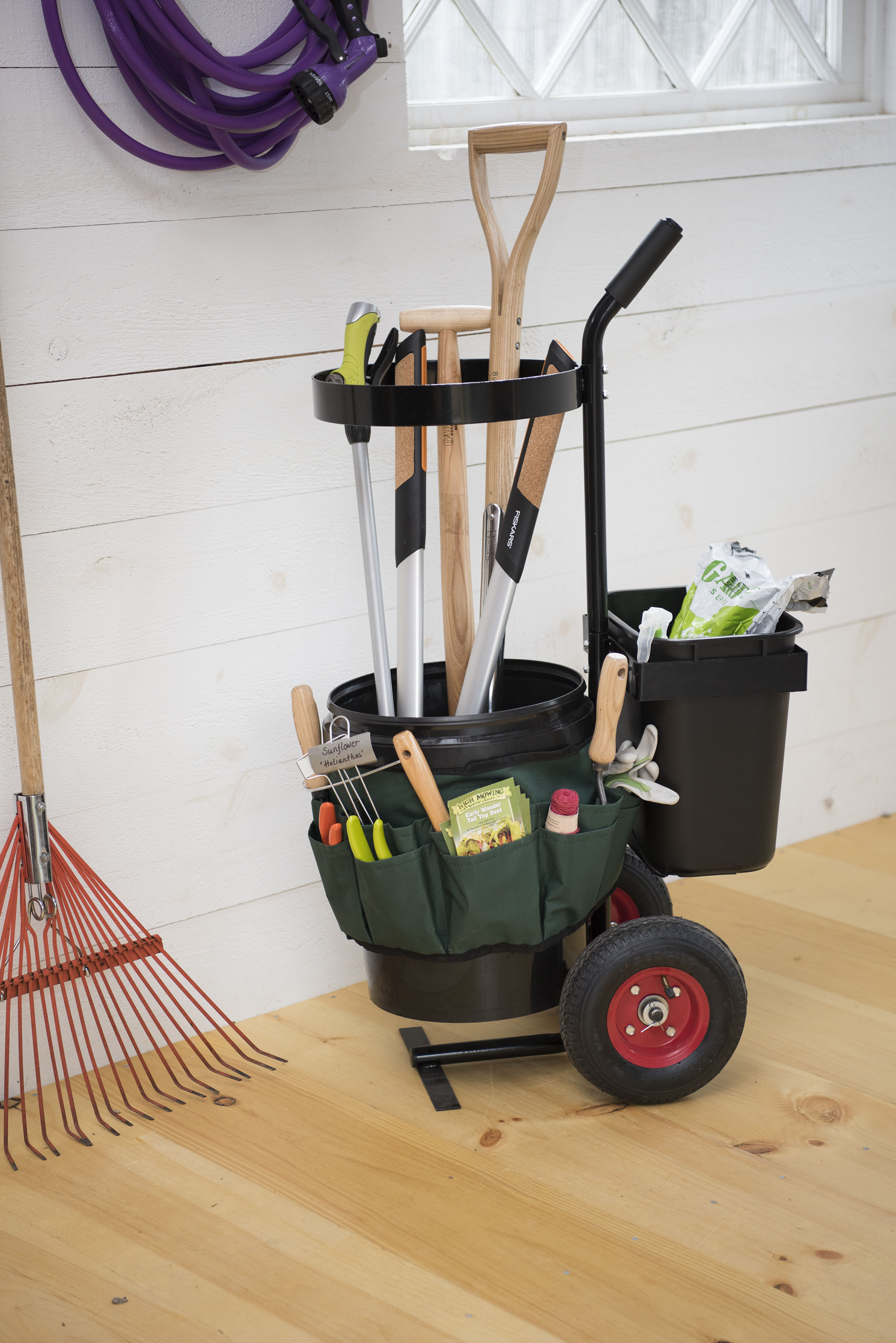 garden tool storage shown with tools, not included PWYNXHQ