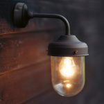 garden wall lights coffee bean barn lamp is a stylish, durable outdoor garden wall light, UXBQRDR