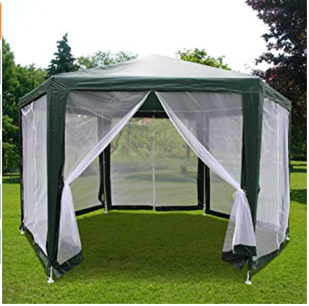 gazebo tent 6.6u0027x6.6u0027x6.6u0027 outdoor hexagon canopy party tent gazebo YXITKXO
