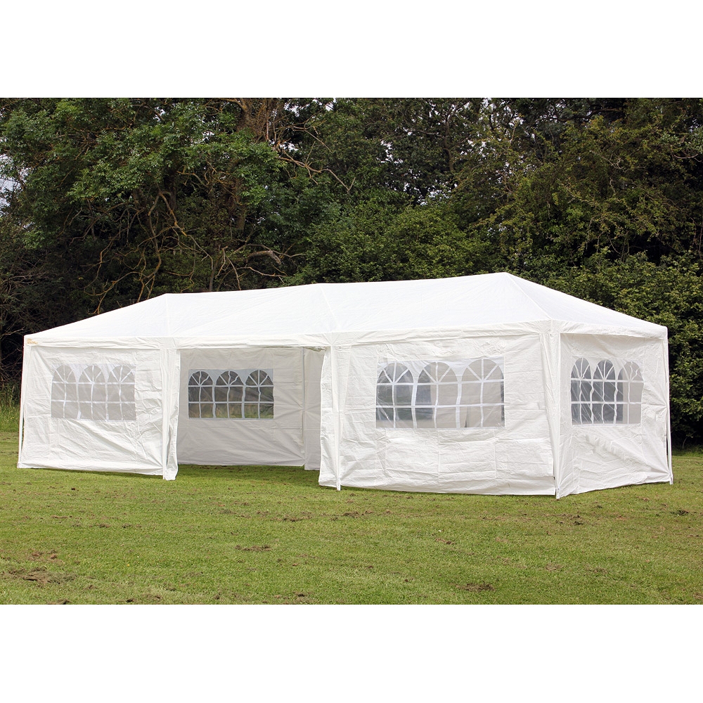 gazebo tent palm springs 10u0027 x 30u0027 party tent wedding canopy gazebo pavilion w/side MAQOIBH