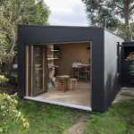 grey griffiths architects completes garden studio from waste material, ... TWRMXJQ