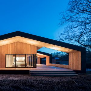 home architecture oversized roof shelters terraces at cebrau0027s danish summer house XPEWJJH