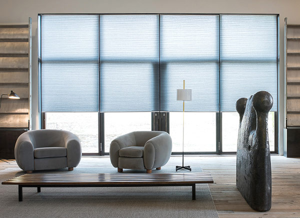 honeycomb shades cellular shades | 3/8 double cell lf | deep silver LXCZOTP