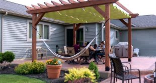 how to make a slide-on wire hung canopy (pergola canopy) - youtube SEOJWDH