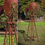 huge rustic garden windmill CSANSGH