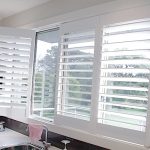 indoor shutters product name：soundproof pvc plantation shutters with adjustable blades PJASXHD