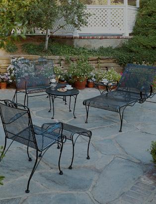 iron patio furniture briarwood collection OTPXMIG