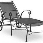 iron patio furniture meadowcraft alexandria wrought iron chaise lounge QCMRLIU