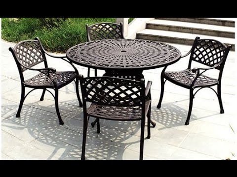 iron patio furniture metal patio furniture~metal patio furniture at lowes - youtube NBCLTTW