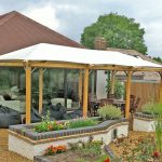 large garden gazebo ideas HDKKCVL