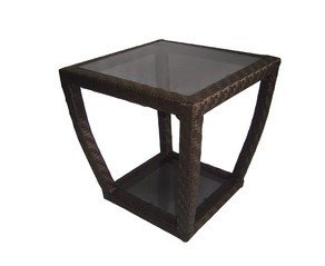 lawley style 20.5 x 20.5 square outdoor patio side table HWVMGXR