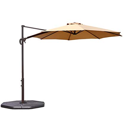 le papillon 10 ft cantilever umbrella outdoor offset patio umbrella easy QOHFZXU