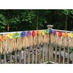 luau deck party fringe - decorate your garden decking area, 24 foot BYQAFUJ