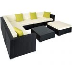 luxury garden furniture tectake aluminium luxury rattan garden furniture sofa set outdoor wicker  incl. EDBCTXX