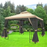 maos 10 ft. w x 10 ft. d steel gazebo with mosquito LVYEOXW