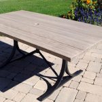 menards patio furniture backyard creations® boulder creek rectangular dining patio table at menards® FTFECVT
