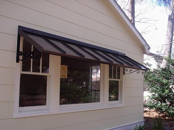 metal awnings for home | metal awning - bronze with the double POPWEOS