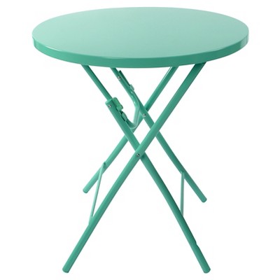 metal folding patio table turquoise - room essentials™ GHIXNBV