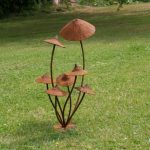 metal garden art dragons wood forge - blacksmith and wood sculpture, garden art, metal LXMSMSO