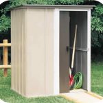 metal garden sheds brentwood 5x4 arrow metal storage shed kit UXMVQGW