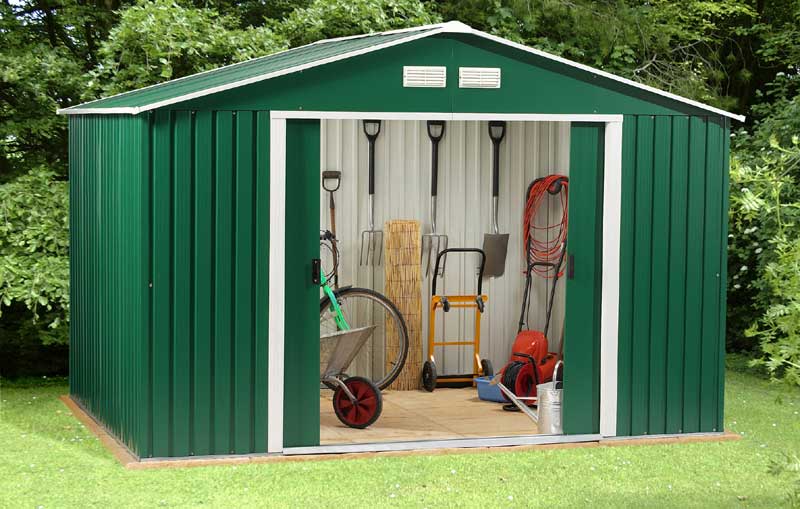 metal garden sheds metal storage sheds store choice budget QBGYTLL