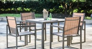 metal outdoor furniture darcie 5 piece dining set FYXGJEZ