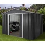 metal sheds 10x8 yardmaster castleton anthracite metal shed QFYTCOS