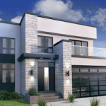 modern house designs modern exterior - front elevation plan #25-4415 OJFLOOG