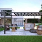 modern pergola sintesi-shade-pergola LUNGDXG