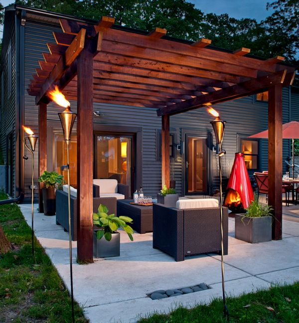 modern pergola view in gallery snazzy pergola has a medieval charm thanks to the NZFBDZA