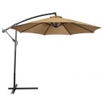 offset patio umbrella amazon.com : best choice products patio umbrella offset 10u0027 hanging umbrella ONQKGNB