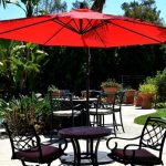 offset patio umbrella - red 10u2032 JJTMNTB