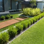 one of our front yard design modern contemporary fake grass  #artificialgrassperth USUZPTX