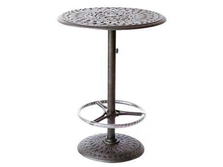 outdoor bar table darlee outdoor living series 60 cast aluminum 30 round bar table XWFTAIF