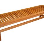 outdoor benches amazon.com : arboria outdoor bench backless large 5 foot length premium FHBOFJQ