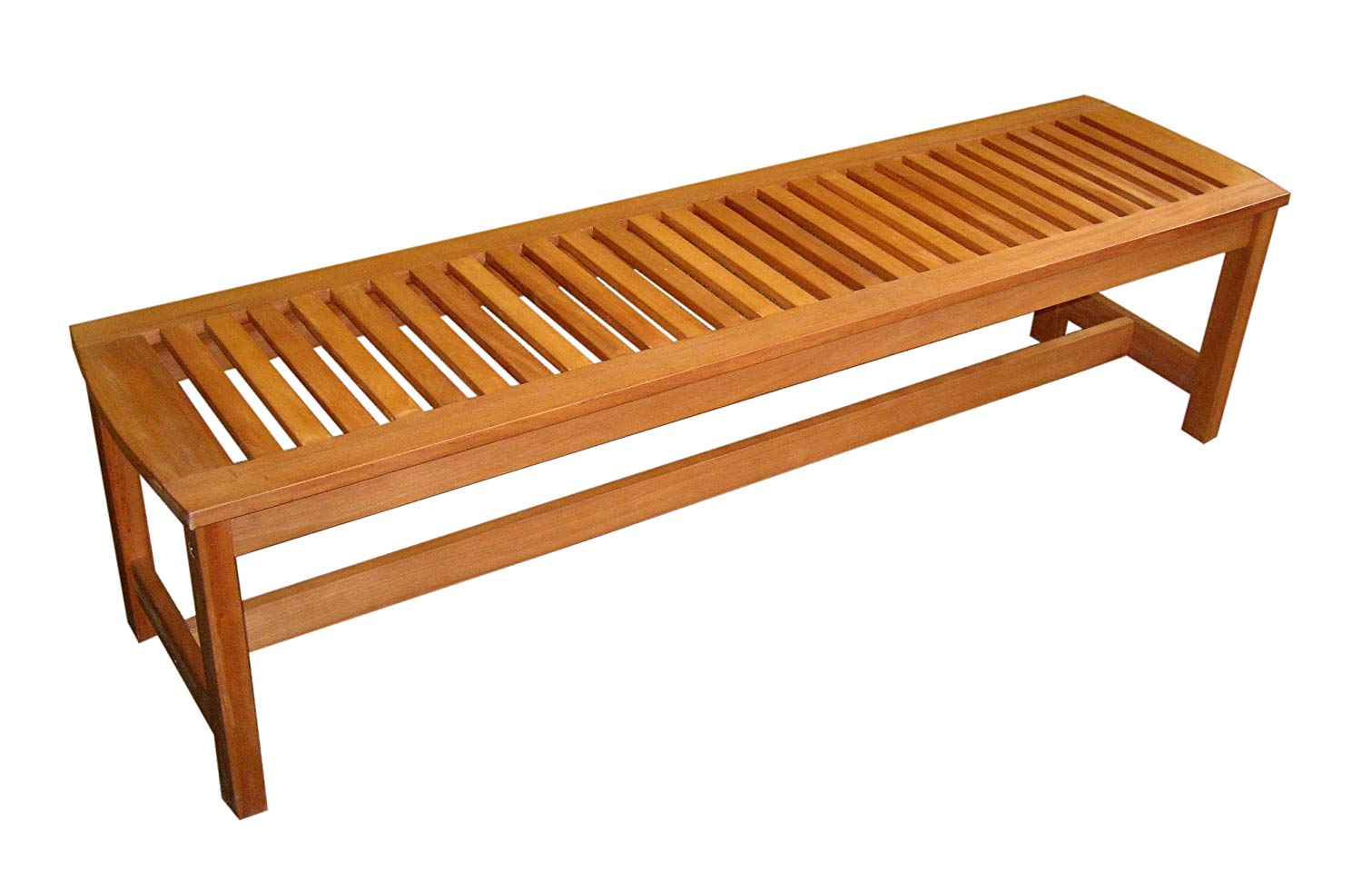 outdoor benches amazon.com : arboria outdoor bench backless large 5 foot length premium FHBOFJQ