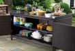 outdoor buffet table with cabinets CKOVKMZ