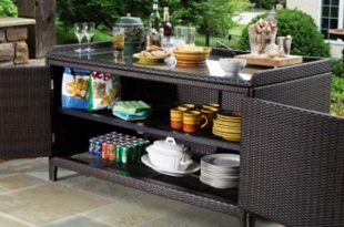 outdoor buffet table with cabinets CKOVKMZ