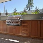 outdoor cabinets builtin outdoor grill area in custom built outdoor kitchen. QBWIFLO