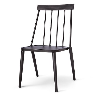 outdoor chair windsor metal stack club chair - black - project 62™ RIXBODY