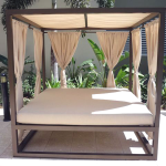 outdoor daybed with canopy by florida patio 1 RSLPYKJ