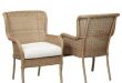 outdoor dining chairs lemon grove custom stationary wicker outdoor dining ... FGHCIWI
