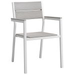 outdoor dining chairs murano modern white outdoor dining chair | eurway RCXJCSW