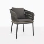 outdoor dining chairs oasis outdoor dining chair (coal) | patio furniture | teak warehouse CSAGMBJ