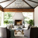 outdoor fireplace designs outdoor fireplace ideas | better homes u0026 gardens DRZFPXO