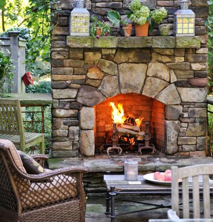 outdoor fireplace ideas hearth works UEEGRKD