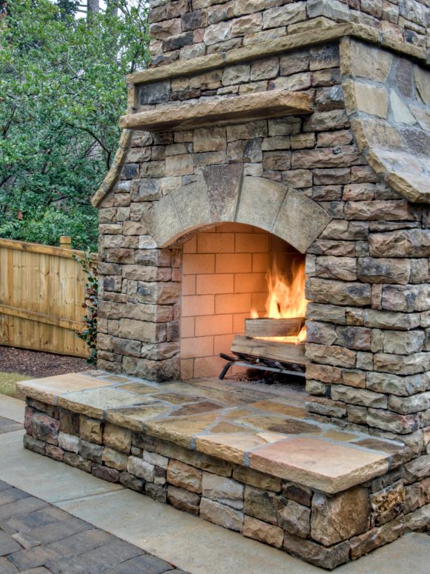outdoor fireplace ideas shop this look KXKBPAP