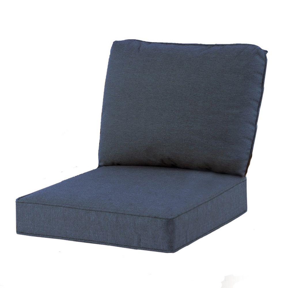 outdoor furniture cushions hampton bay spring haven 23.25 x 27 outdoor chair cushion in standard KJZRMML