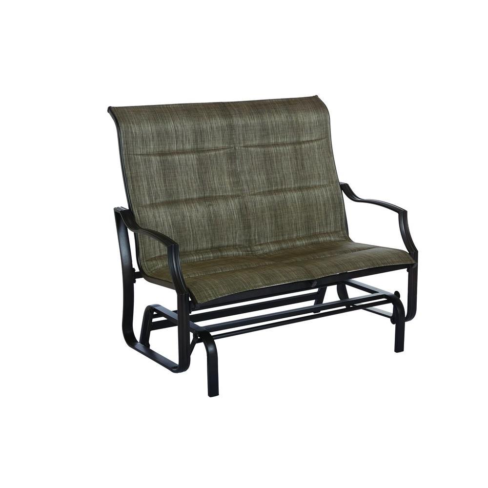 outdoor gliders hampton bay statesville metal patio outdoor double glider NYRCDTJ